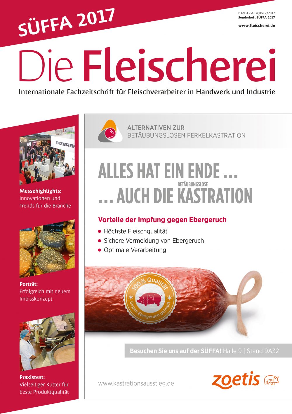 Cover Die Fleischerei Süffa 2/2017