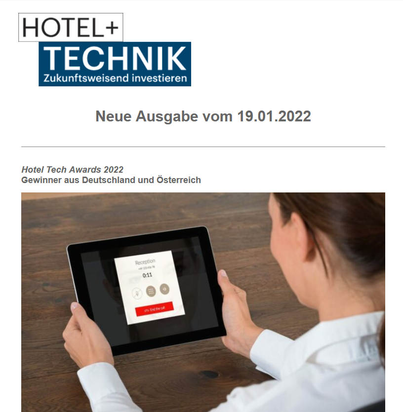 Hotel+Technik Newsletter 2022